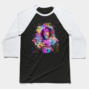 SHO NUFF ~ Watercolor Illustration Baseball T-Shirt